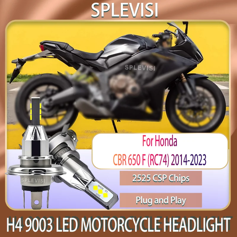 

360° Beam 472 HB2 LED Headlight Bulb 6000K White For Honda CBR 650 F (RC74) 2014 2015 2016 2017 2018 2019 2020 2021 2022 2023