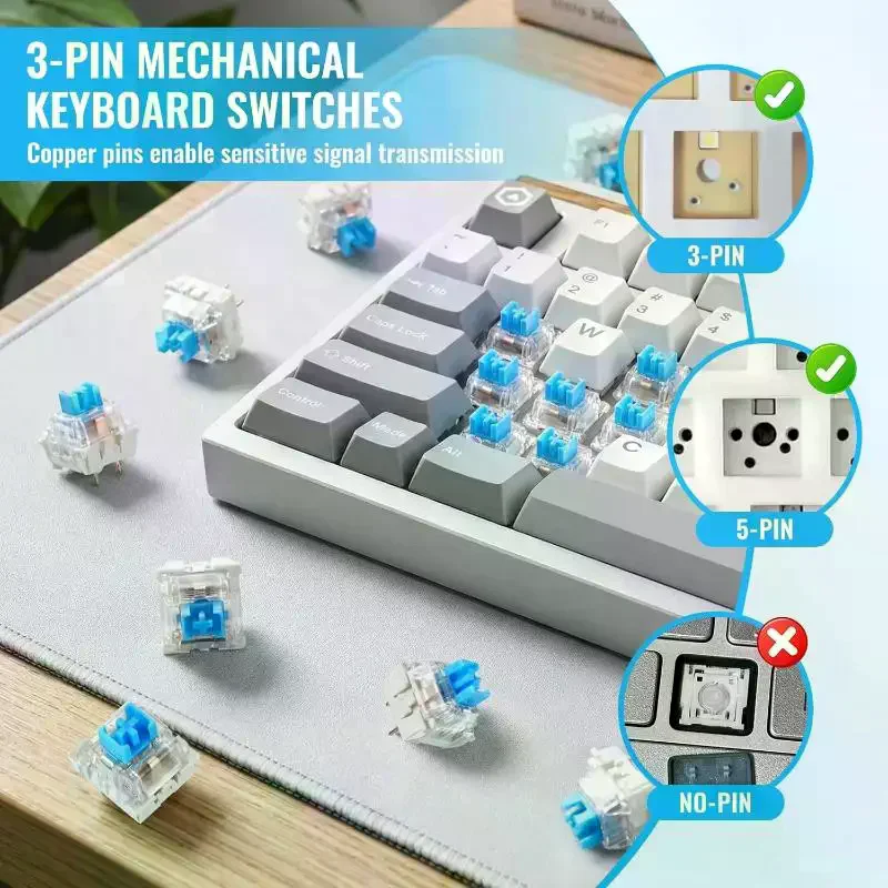 3-pins vervangende mechanische - Gaming Keyboard Mechanical recensie en prijs