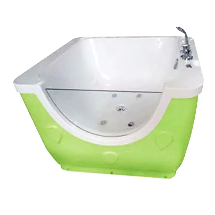 Hotsale Dog Grooming Tub Fiberglass Bathing Tub Pet Baby Use Massage Spa Bathtub