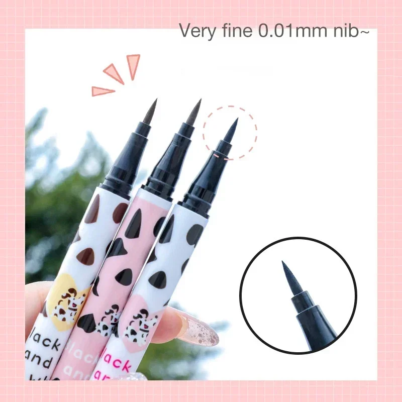 Heallor Eyeliner Pen Enlarge Eyes Lying Silkworm Pencil Matte Waterproof Long Lasting Black Brown Eye Liner Makeup Cosemtics Maq