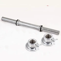 Mancuernas roscadas 25 mm para gimnasio en casa con abrazaderas
