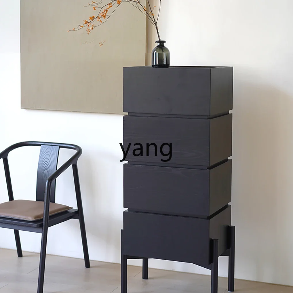 

CX Simple Bedroom Solid Wood Drawer Hallway Storage Cabinet Modern