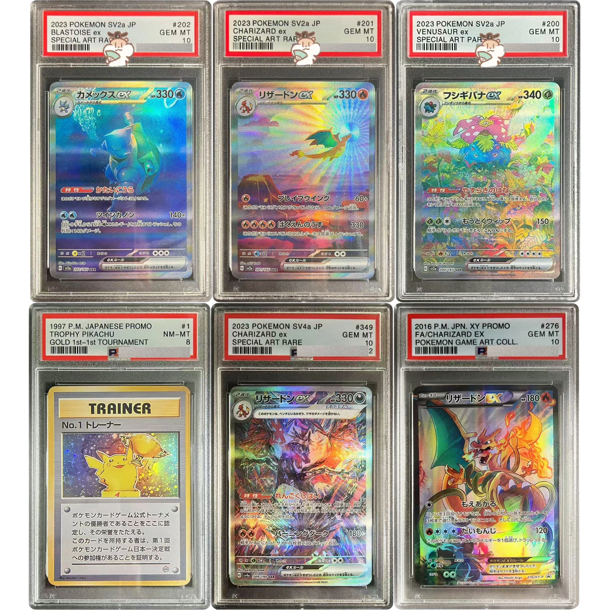 

Diy Ptcg Charizard Venusaur Umbreon Mew Moltres Rating Card Copy Version Collection Card Self Made Anime Game Card Gift Toy