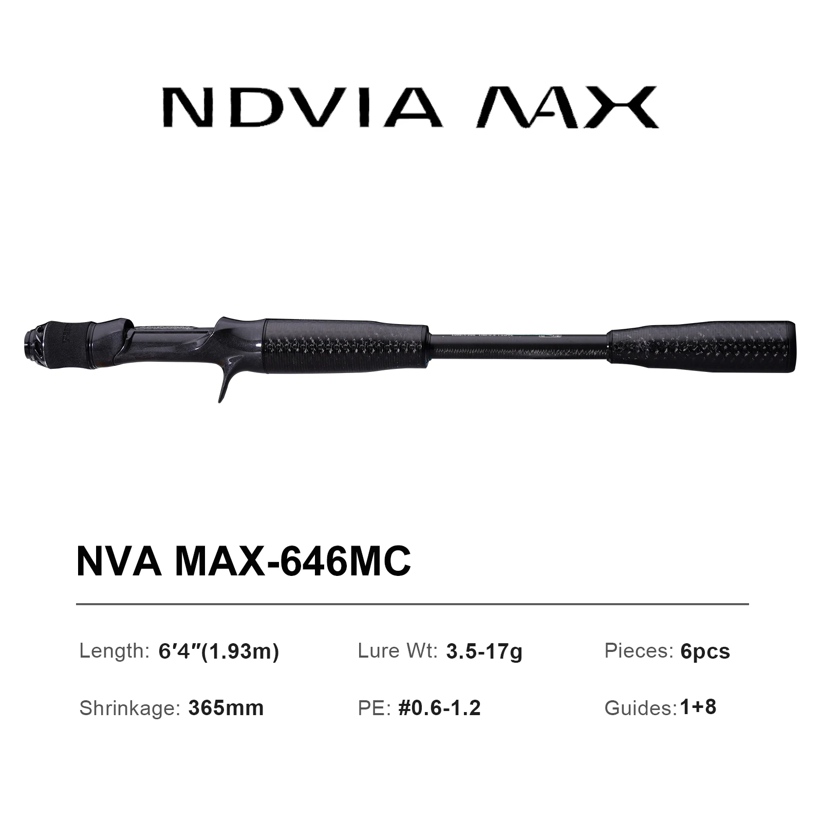 PURELURE NDVIA MAX Travel Versatile Rod Solid Tip 6FT 7.2FT 1.5