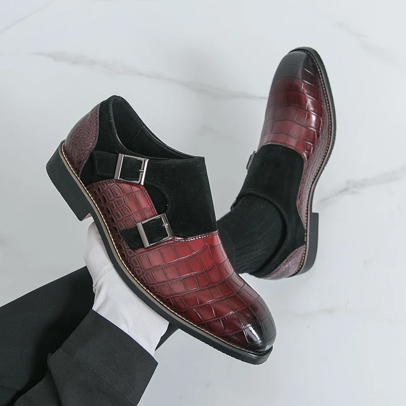 

Men's leather shoes Gentleman Classic Style Work and Party Office Outdoor Fashion Street Adult plus size Suit shoes 38-46