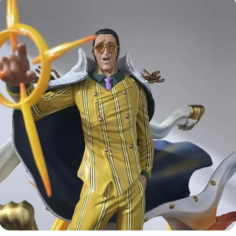 

One Piece Borsalino Attack Pose 27.5cm LED Light up Anime Figure Statue for Desktop Decoration Collectible Action Figure Gift