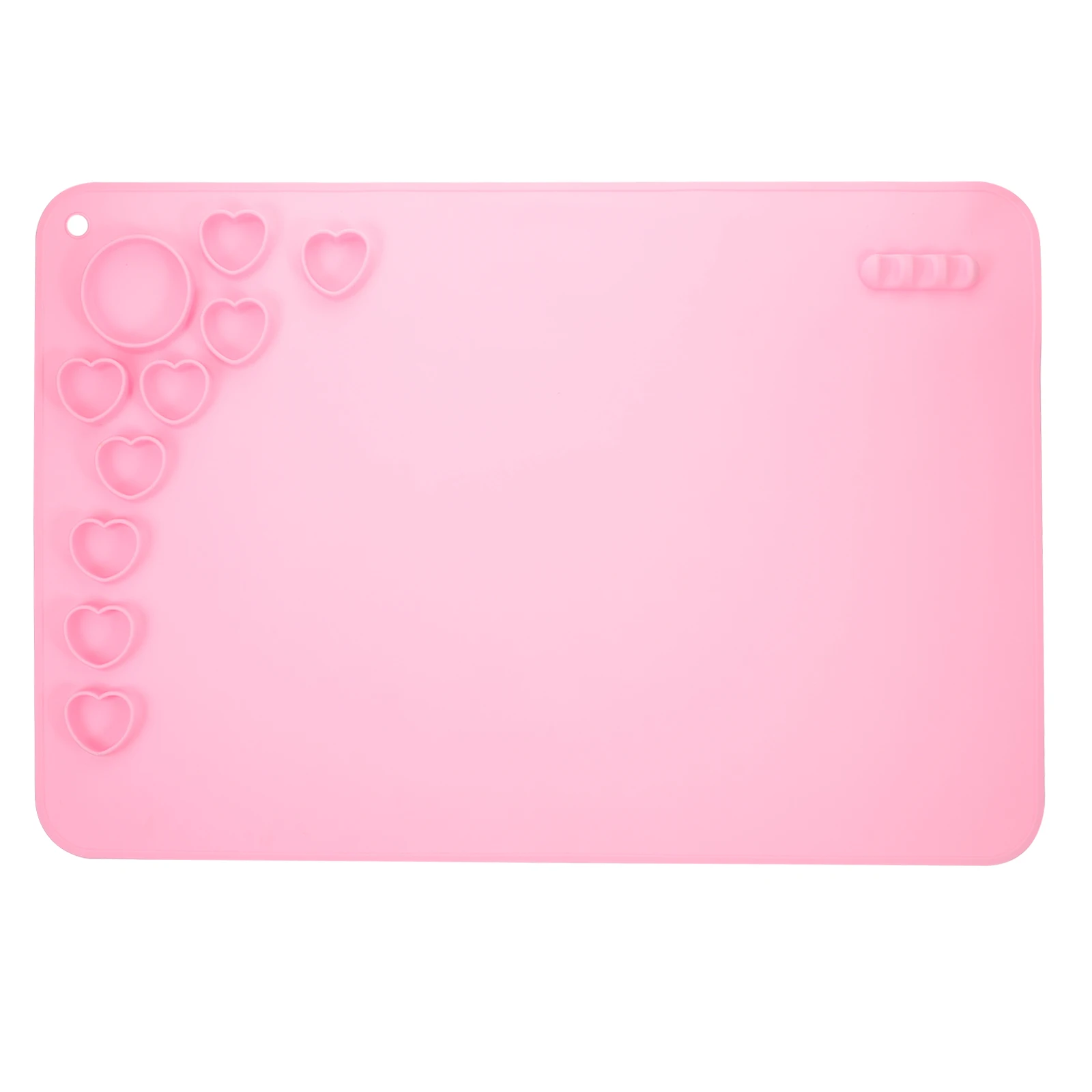 

1pc Silicone Drawing Mat Craft Pink Non-stick Reusable Silica Gel Mats for Painting Diy Clay Table Protector Multi-functional