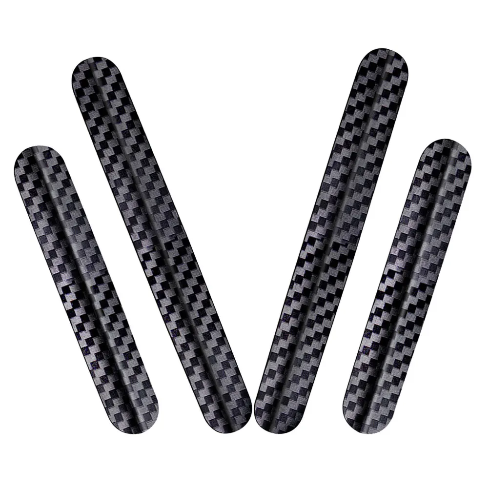 

4pcs Car Door Edge Guard Trim Protector Adhesive Anti Scratch Bumper Strips For Side Mirror Guards Vehicle Safety Protection