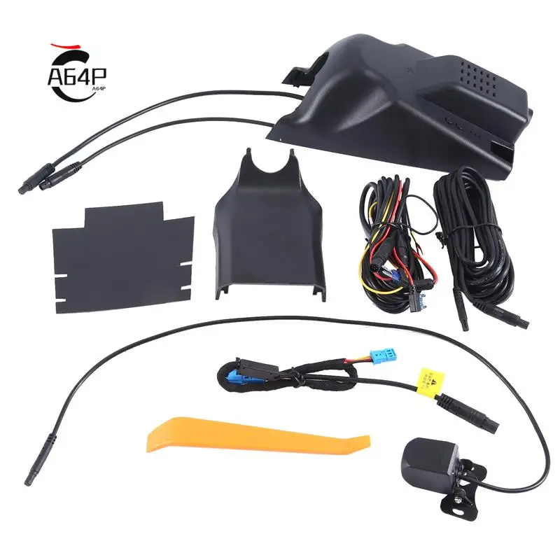 

A64P-4K с двумя объективами Wi-Fi 3840X2160 Автомобильный видеорегистратор Видеорегистратор для Ford Explorer Everest U502 U375 UA 2011-2021 Запчасти