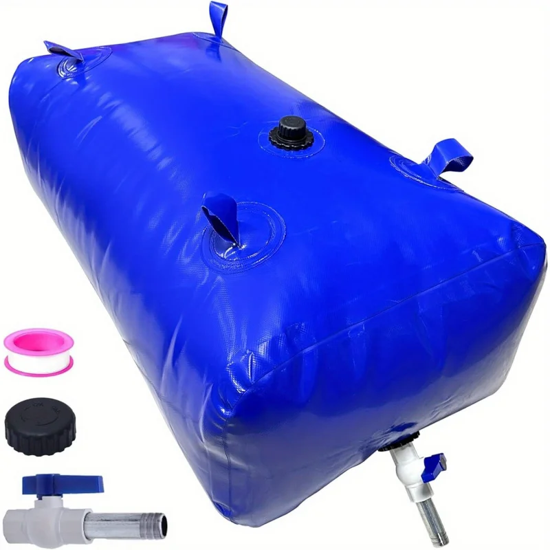 Emergency Water Bag For RV Camping & Irrigation Large Water Storage Bladder RV Portable Foldable Tank Foldable