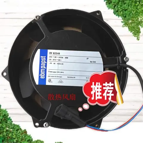 기존 24V DV6224R 39W 172*51 주파수 변환기 고온 방지 냉각 팬 17CM
