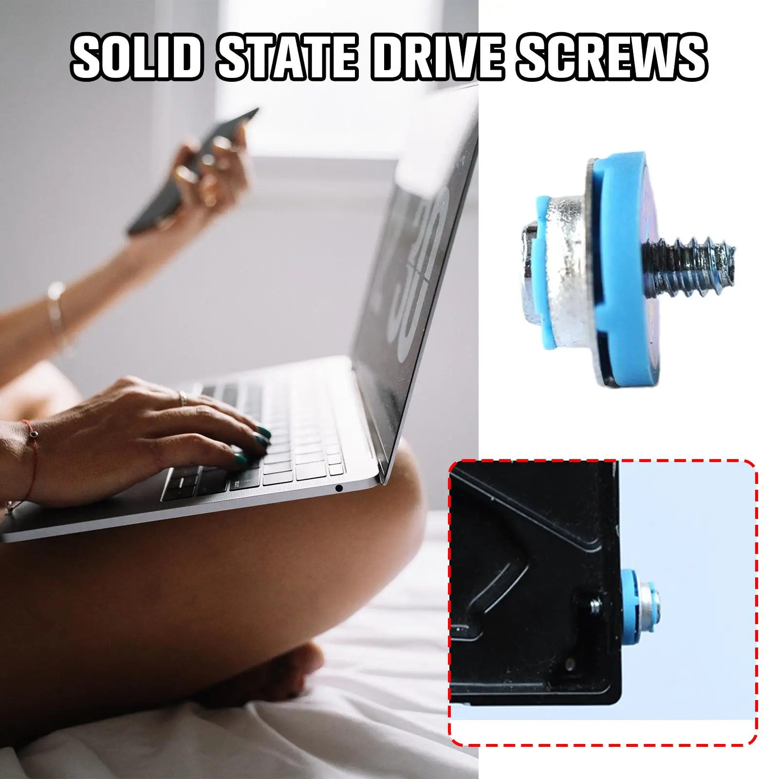 Blue Screw Suitable For HP Hard Drive Screws 3.5 Inches And 2.5 Inches Mechanical SSD Solid State Drive Screw Desktop M7H8