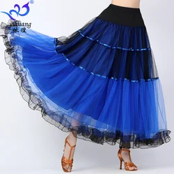Modern Dance Big Swing Skirt Social Dance Ballroom Dancing Skirt Stage Performance Dance Dress Long Skirt