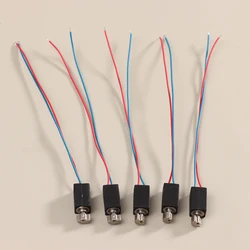 0408 미니 마이크로 진동 모터, DC 3V 할로우 컵 코어리스 모터, 편심 휠, 소형 DIY 마사지 장난감, 4mm * 8mm, 5 개