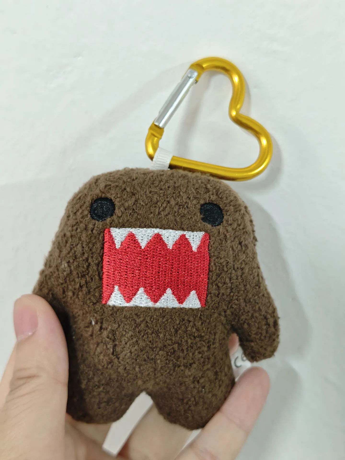 Leuke Domo Kun Mascotte Hart Clip Pluche Sleutelhanger Sleutelhanger Vrouwen Tas Sleutelhouder Hanger Kinderen Speelgoed Poppen Geschenken 9cm