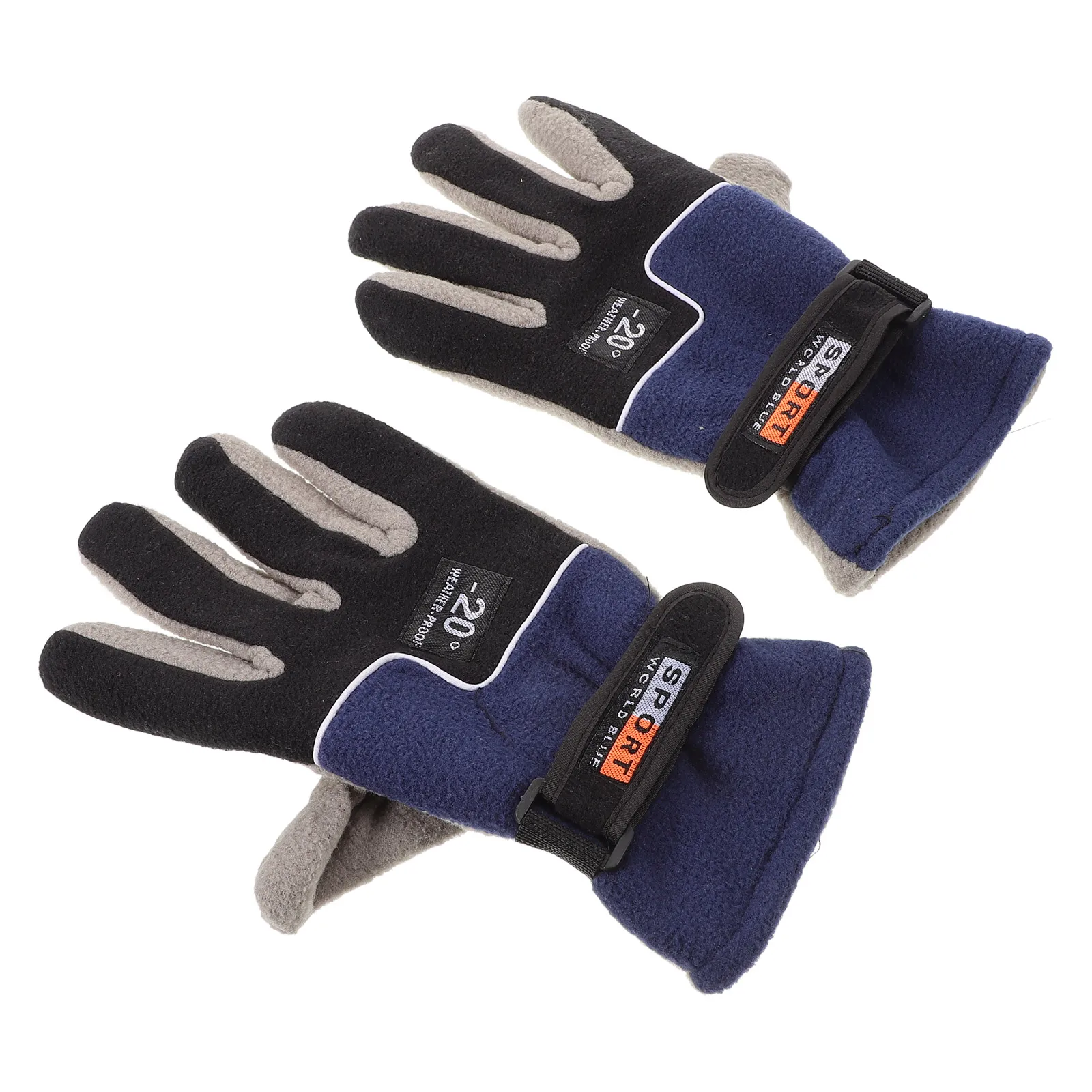 في الهواء الطلق كامل الاصبع الدافئة القطبية الصوف الدراجات الشتاء الرجال الرجال الرياضة قفازات واقية للرجال قفازات الدراجة الشتوية