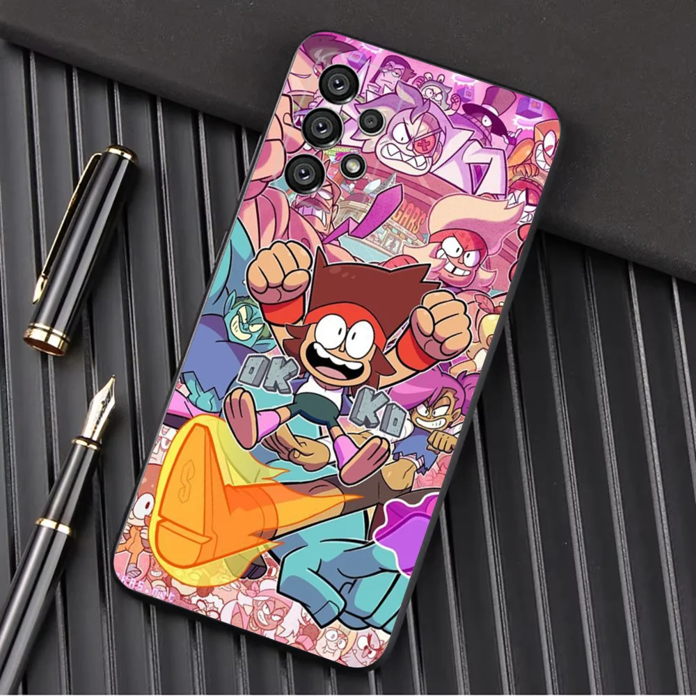 حافظة لهاتف سامسونج جالاكسي A13، A21s، A22، A31، A32، A52، A53، A71، A80، A91 غلاف أسود ناعم #2