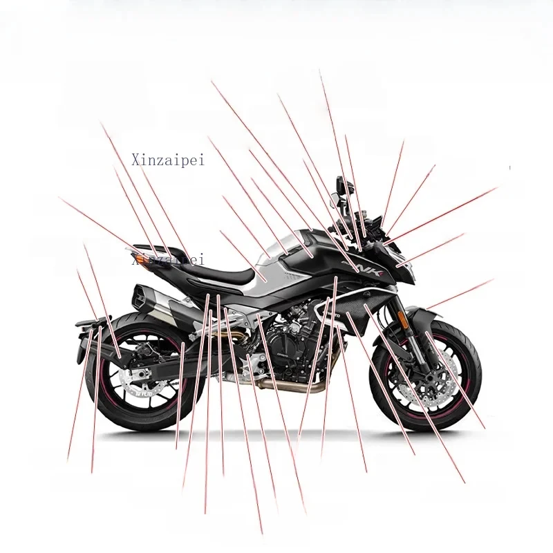 FOR CFMOTO 800NK 2023 2024 Starlight White Motorcycle Body Shell Fairing 2023 800 NK Protective Board Cover Original Accessories