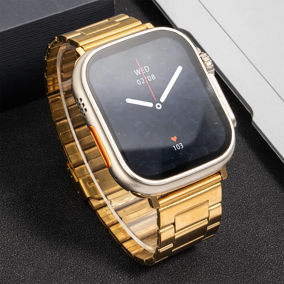 Edelstahlarmband für Apple Watch, 49 mm, 46 mm, 44 mm, 40 mm, 42 mm, 38 mm, 41 mm, Uhrenarmband, Armband, iWatch Series 10, SE, 6, 7, Ultra, 8, 45