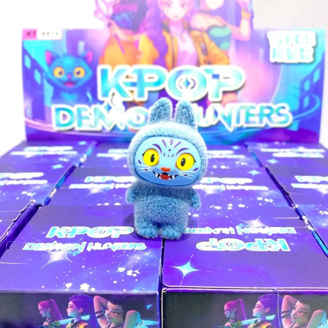 12 pçs K-POP caçadores de demônios reunidos boneca caixa cega mini figura dos desenhos animados bonito animação brinquedo periférico ornamento brinquedo decorativo presente