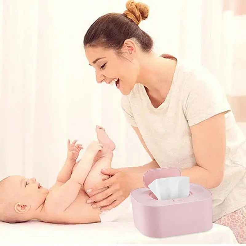 Baby Wipe Warmer Portable USB Wet Towel Heater Evenly Overall Heating Diaper Wipe Warmers Suitable For 80 Padded Wipes Toddler