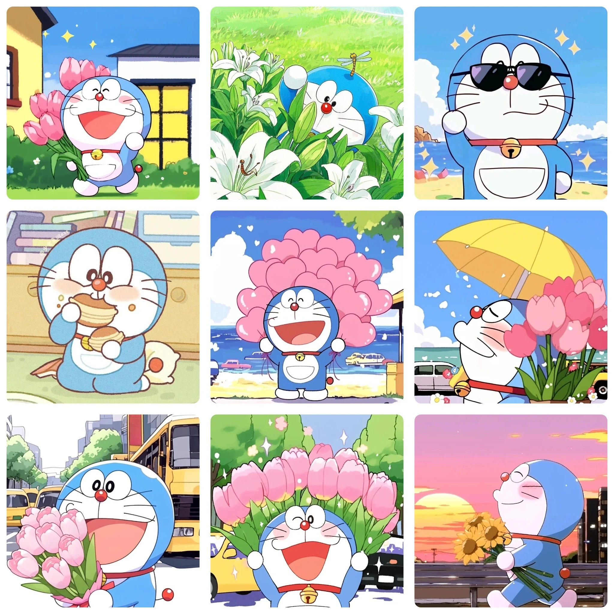 Art Craft Hobbies - DIY 5D Diamant Schilderij, Doraemon Schattige