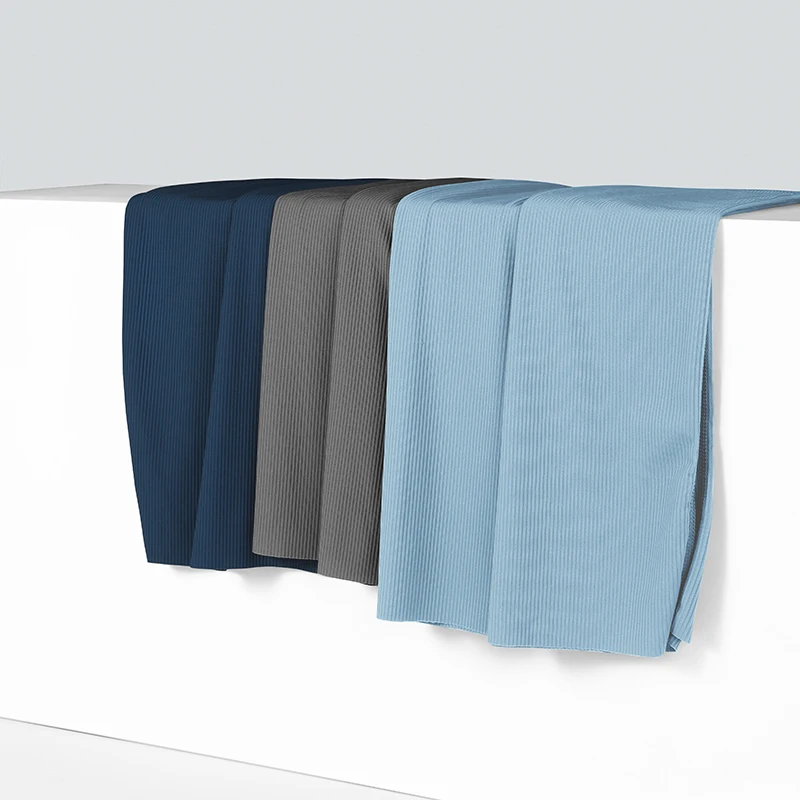 5 قطع سترة رجالية من الحرير الجليدي بدون خياطة من الداخل، مع قاعدة صيفية رفيعة بلون سادة للرجال كبيرة الحجم للياقة البدنية