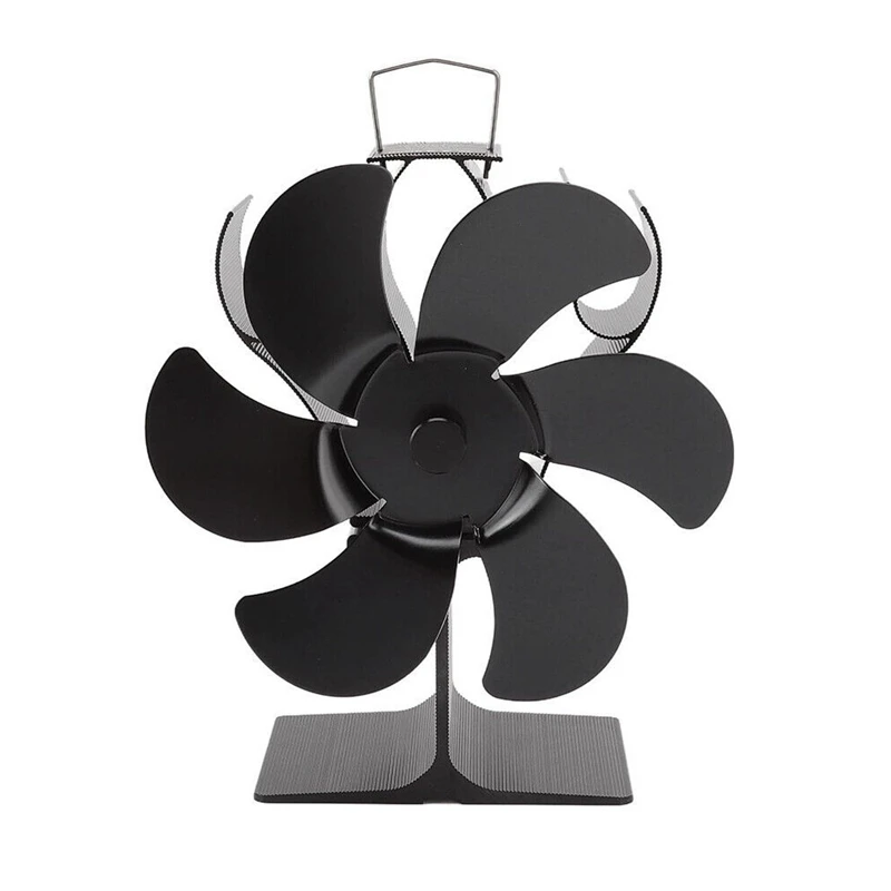 Fireplace Fan,6 Blades Stove Fan,Powerless Quiet Operation,Heat-Powered Fan,Fireplace Fan Without Electricity,Stoves Fan Durable