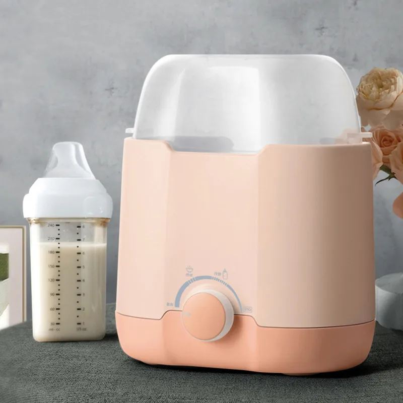 ขวดนมอุ่นขวดนม Sterilizer เครื่องอุ่นขวดคู่อัจฉริยะ Thermostat Fast Warm Milk & Sterilizer