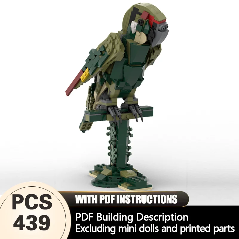 

Creators Animal Series Model MOC Building Bricks Parrot Modular Technology Gifts Holiday Assemble Children Toys Suit