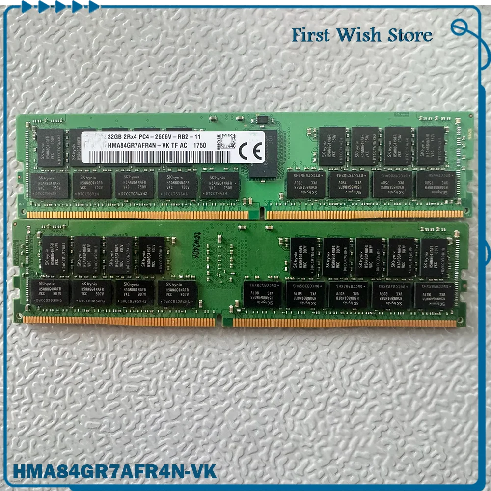 I Pcs For SK 32G 2RX4 PC4 2666V REG Server Memory HMA84GR7AFR4N-VK