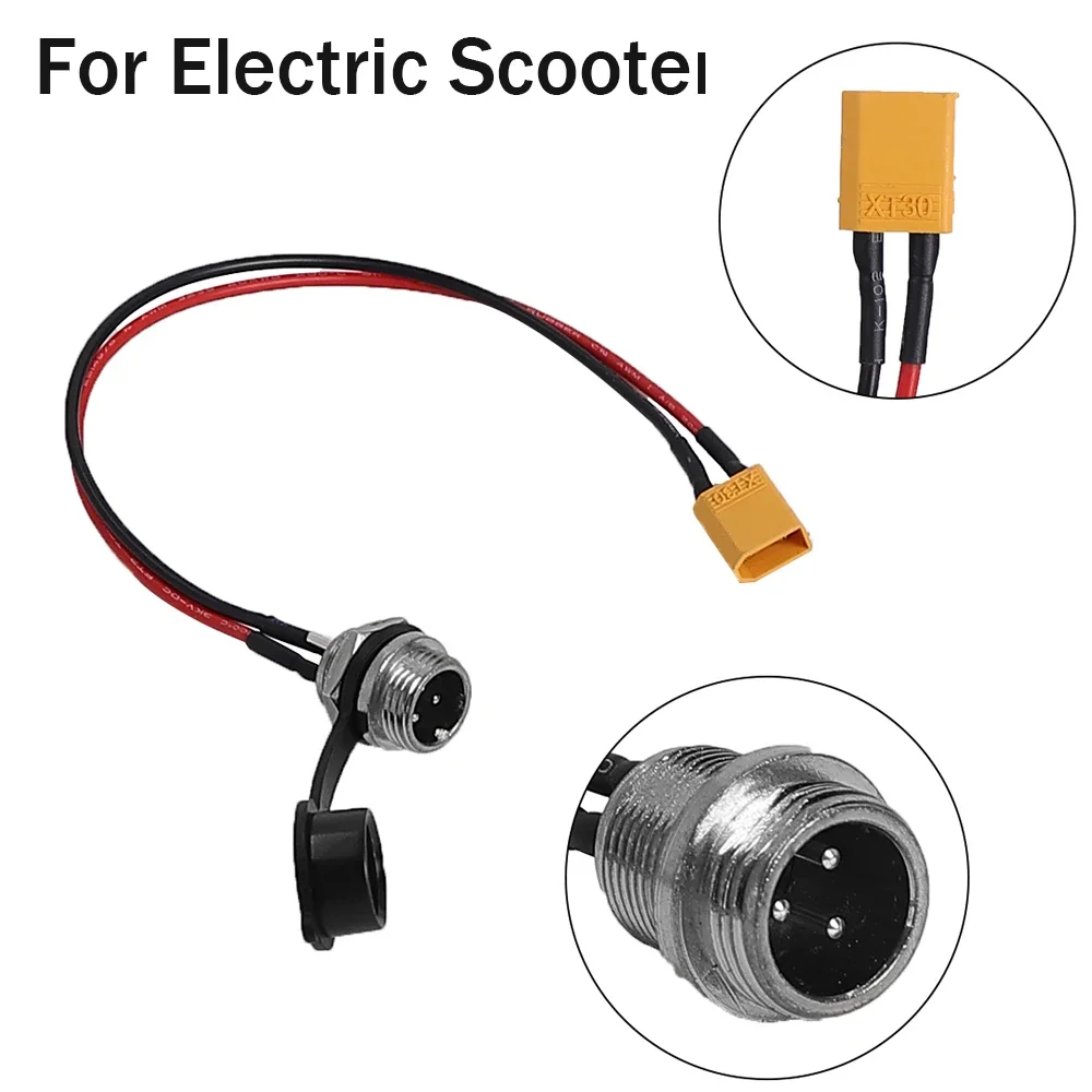 Electric Scooter M12 XT30 T Word Bullet Head Plug-in Type Aviation Head Charging Port For Electric Scooter Universal