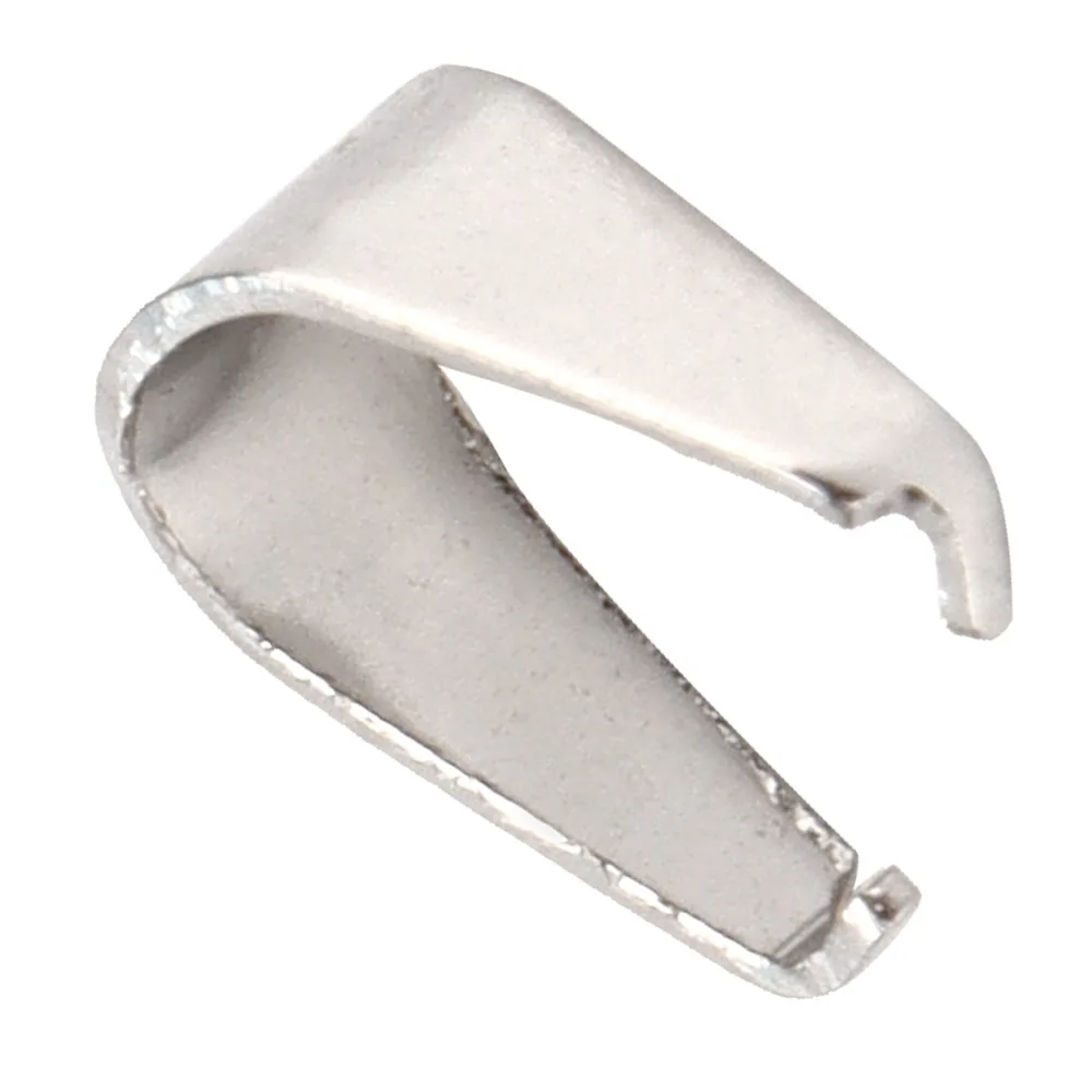 500pcs Jewelry Tools Stainless Steel Pinch Clips Silver Snap Open Pendant Connectors Exquisite Pendant Clasps Accessories