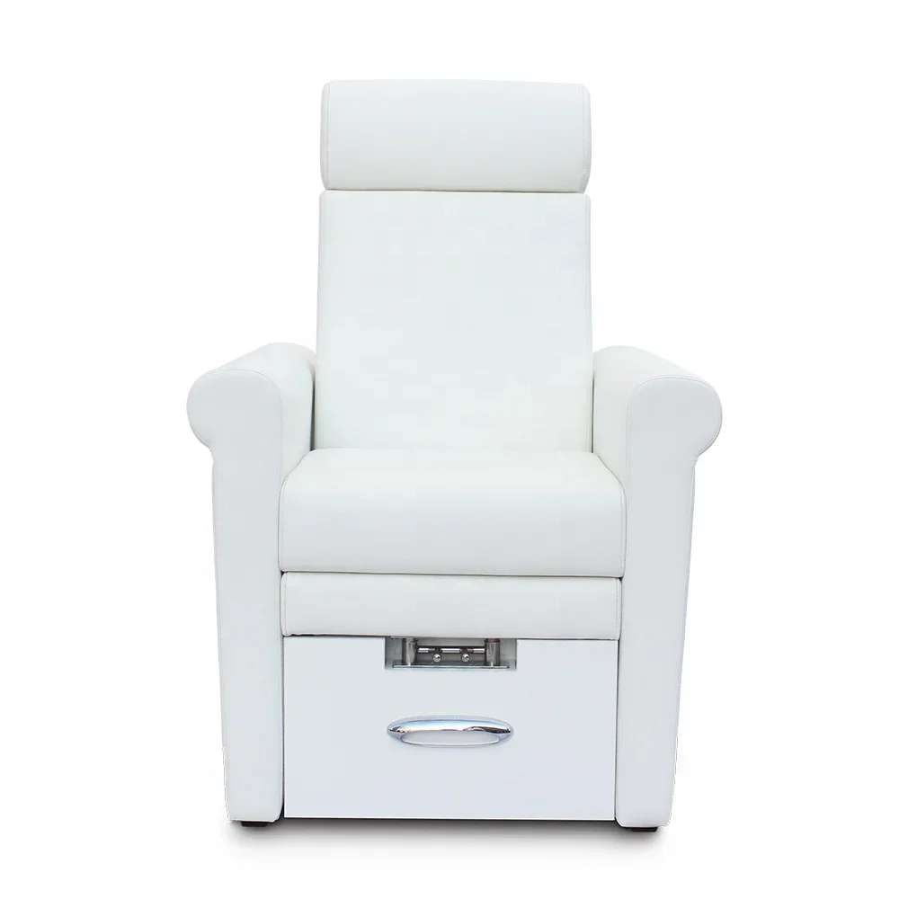 

Cheap Nail Salon Furniture Price Modern White No Plumbing Portable Sofa Foot Spa Manicure Pedicure Chair For Sale