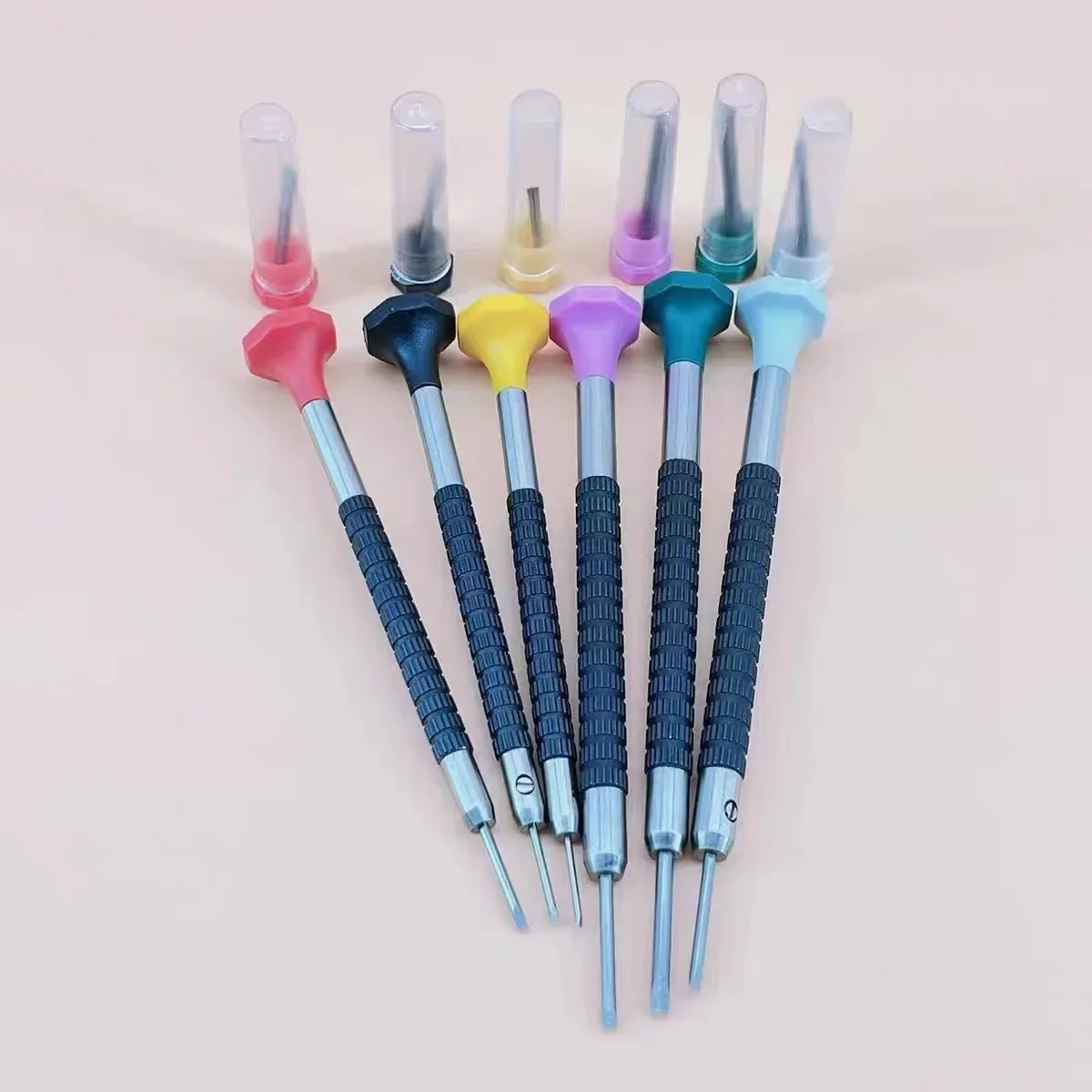 

Watch repair tool, screwdriver, rigid one-word screw batch, equipped with a head six-piece screwdriver set