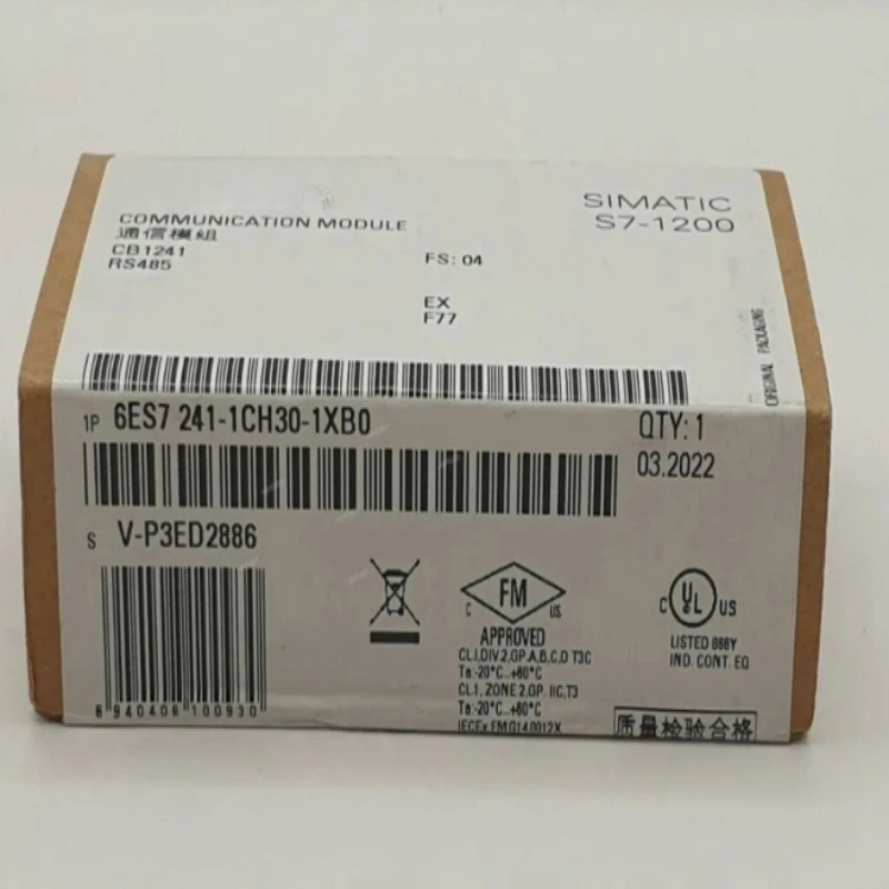 

Brand New Original 6es7241-1ch30-1xb0 cb1241 rs485 signal board dot communication module Fast shipping