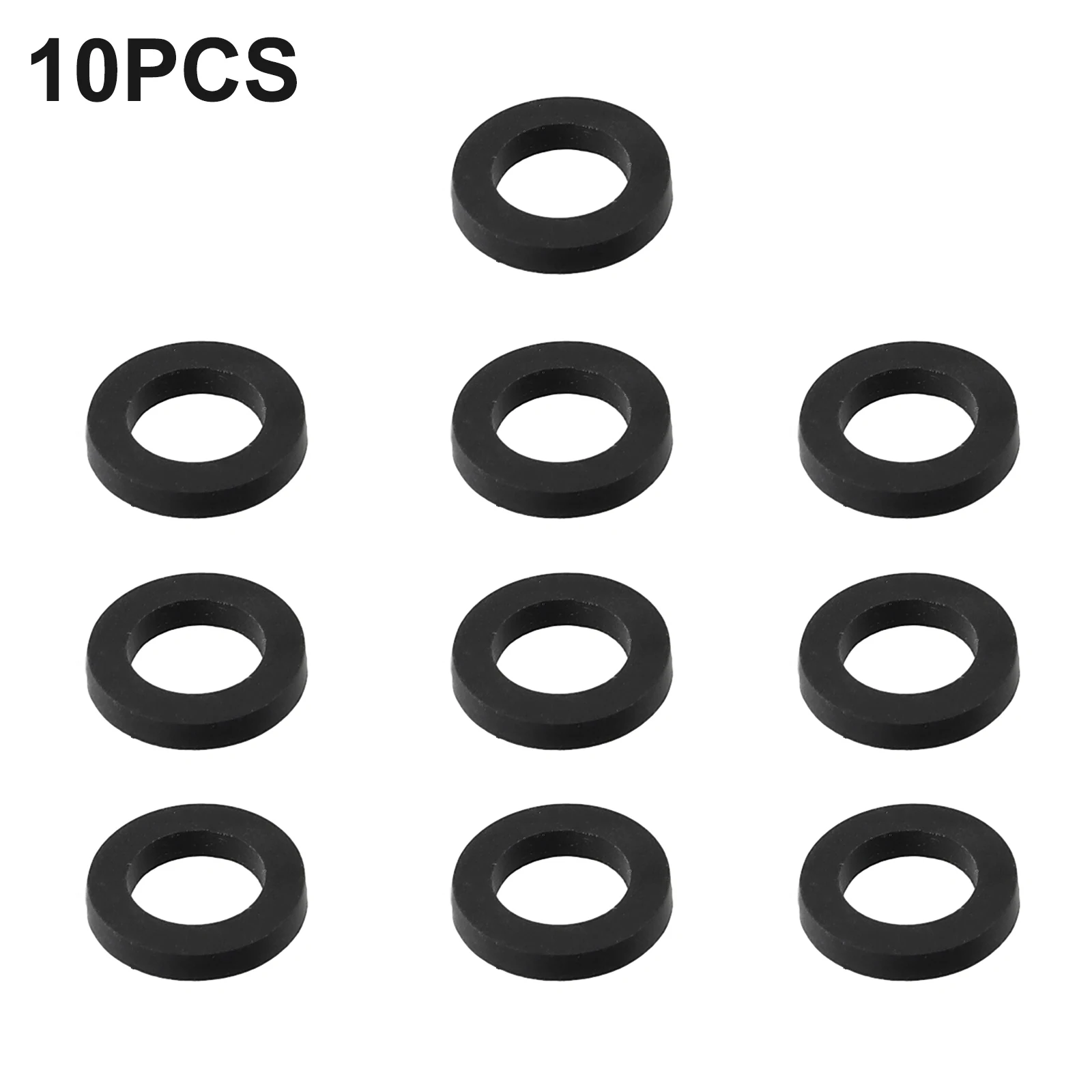 10pcs Rubber Shower Hose O-ring Washers Flat Gasket Sealing Ring 1/2 Inch Pipe Bathroom Tap Washers Bathroom Accessories