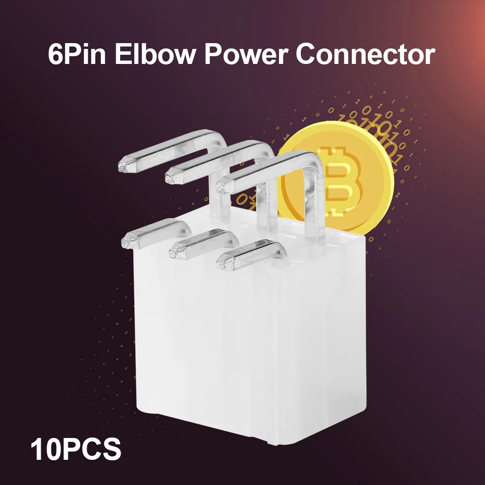 

50pcs 6-pin connector power connector looper for Asic miner antminer S9 S9k S9j l3 DR3 T9 Z11 Z9 B7 X3 A4 A9 M3 Z1PRO Eibt E10.2