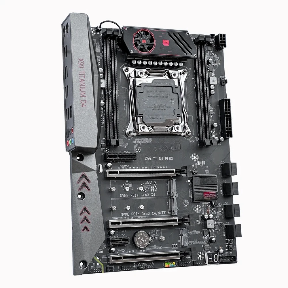 X99 Motherboard Combo Xeon E5 2699 V3 CPU Kit LGA 2011-3 4*32GB=128GB DDR4 RAM Memory Support NVME M.2 USB 3.0 TITANIUM D4
