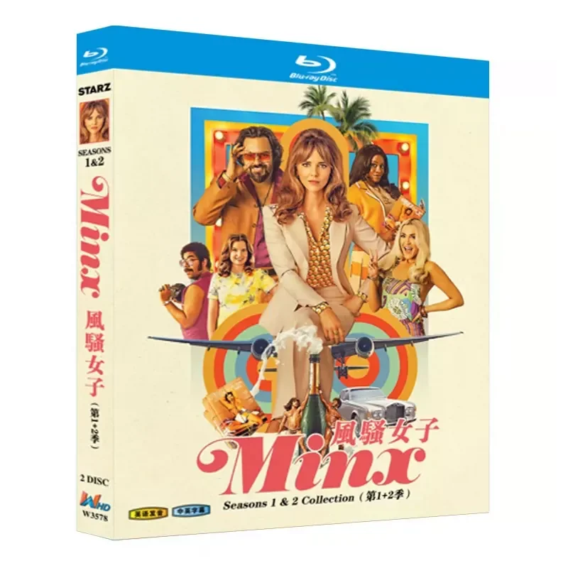 Blu-ray Ultra HD American Drama Coquettish Woman Seasons 1-2 BD Disc CD Box Chinese and English Traditional Subtitles