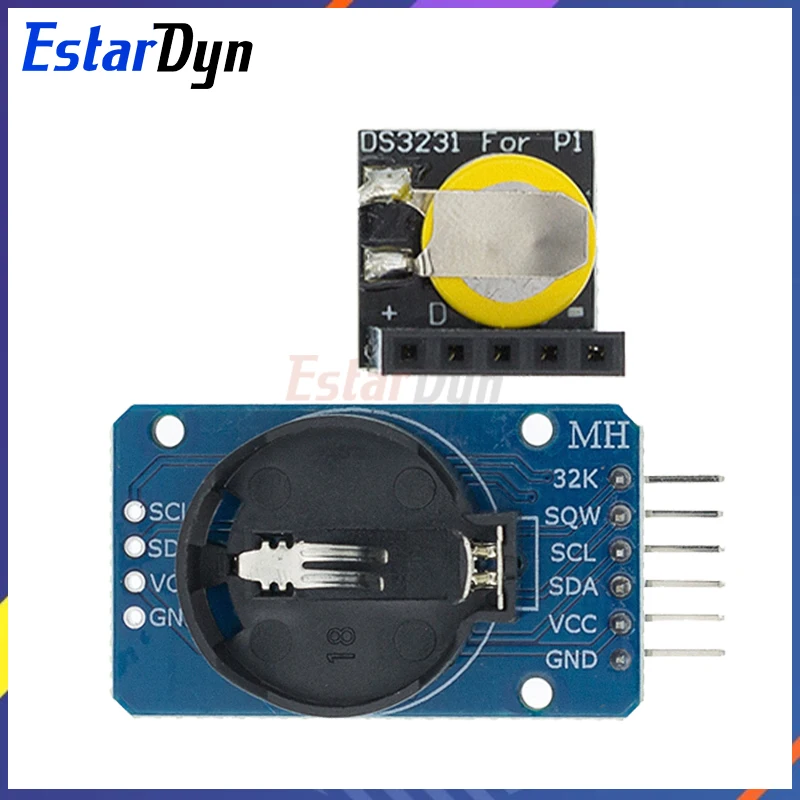 DS3231 AT24C32 IIC Module DS1307 Precision Clock Module DS1307 Memory module mini module Real Time 3.3V/5V For Raspberry Pi