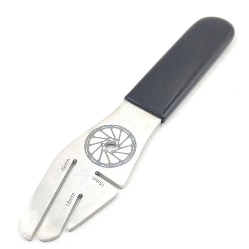 จักรยานโรเตอร์ True การจัดตำแหน่ง Truing ส้อมสแตนเลสจักรยานเบรค Disc Rotor Truing Tool Adjuster TruingWrench Correction