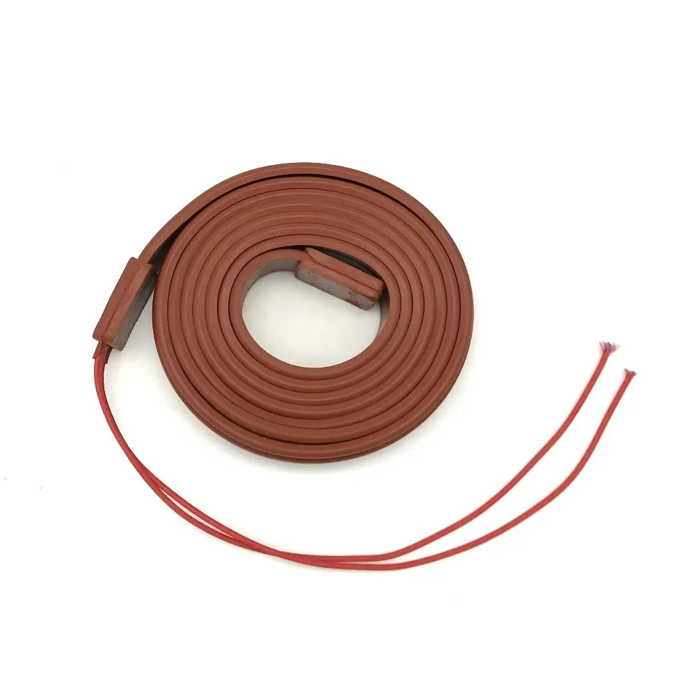 High Quality Pipe Heating Cable Self Limiting Heater 1m 2m 3m 4m Soft Rubber Heating Tape Water Pipe Tank Defrost Water-proof