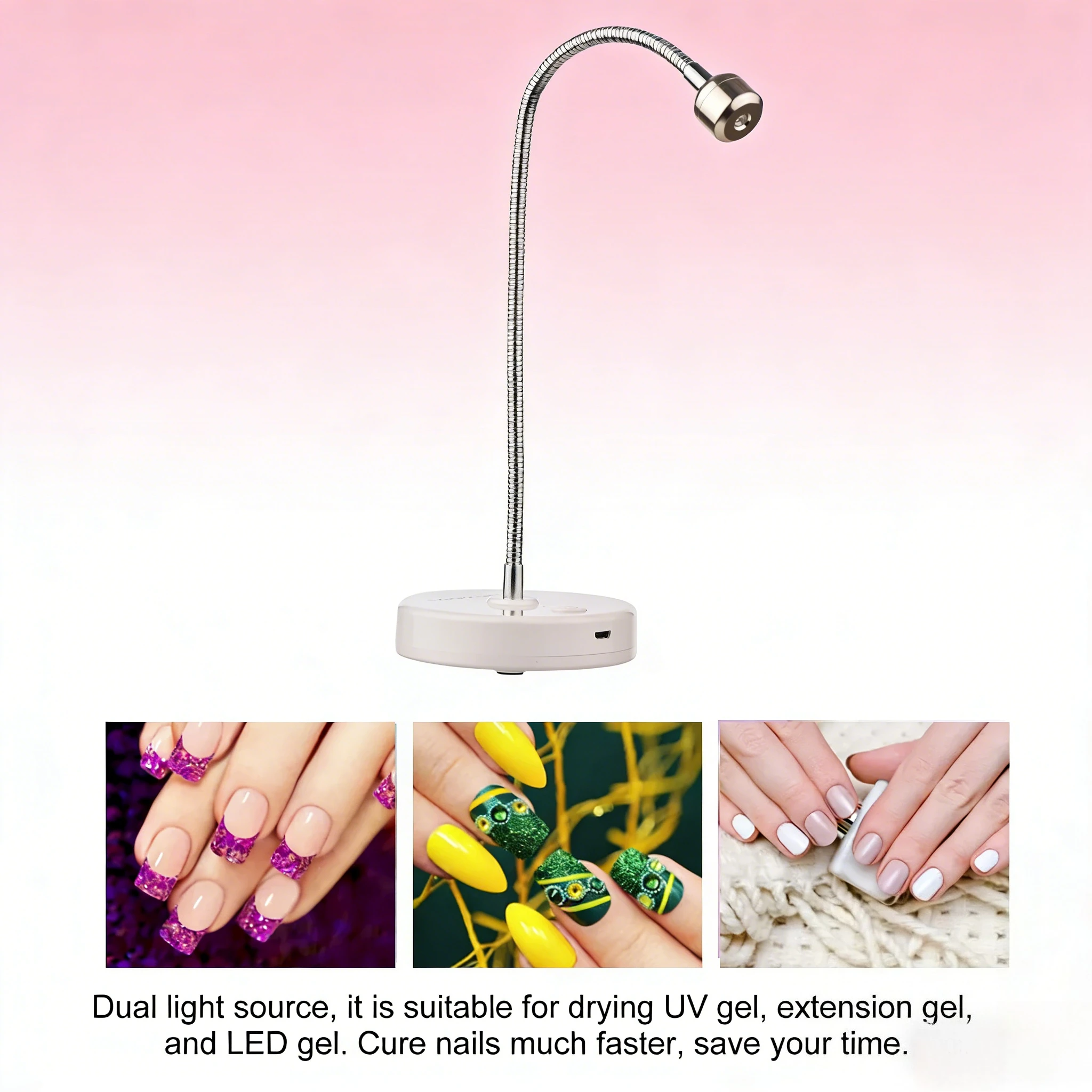 미니 UV LED 네일 램프 젤 폴리쉬 건조기 큐어링 램프 네일 아트 도구 UV 라이트 LED 테라피 라이트 네일용 LED 램프