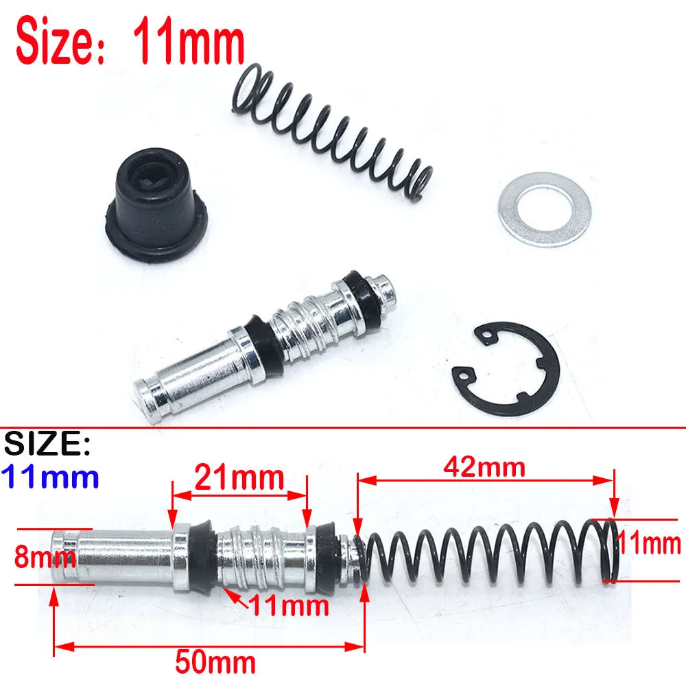 Piston Plunger Repair Kits Master Cylinder Piston Rigs Repair Accessories 11mm 12.7mm 14mm Motorcycle Clutch Brake Pump