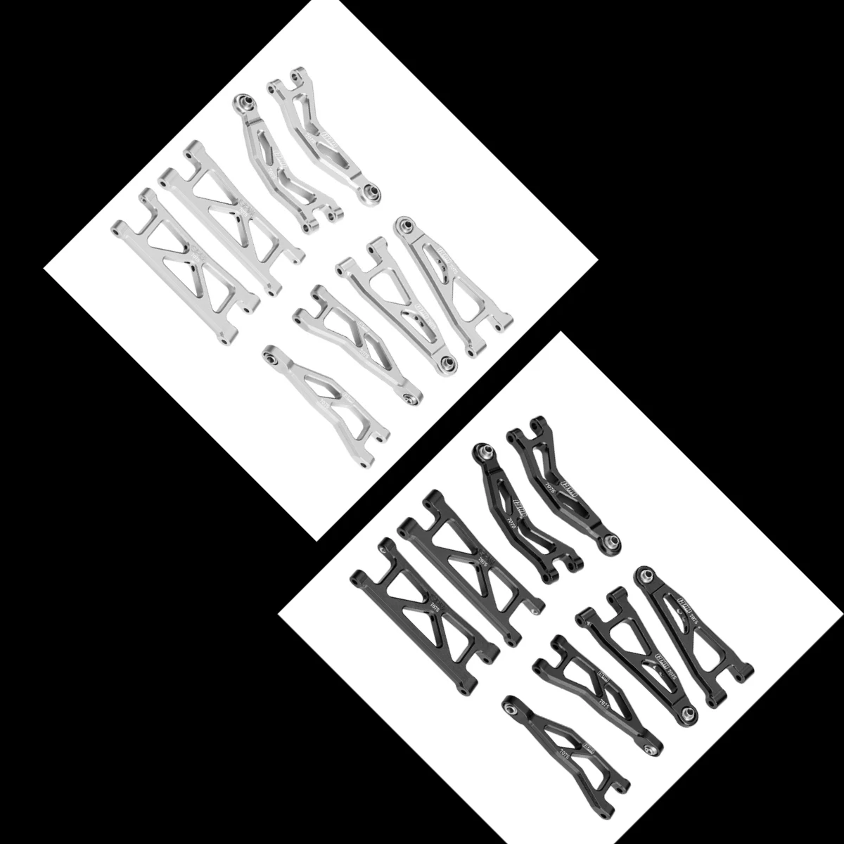 

GPM 1/18 Granite Grom Typhon ARRMA For Alu 7075 Front & Rear Suspension Arms Set