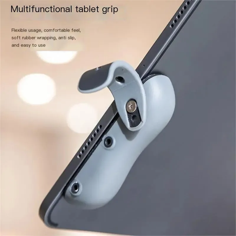 Multifunctional tablet stand, grip game handle, no impact on charging protection, charging cable, universal for all tablets