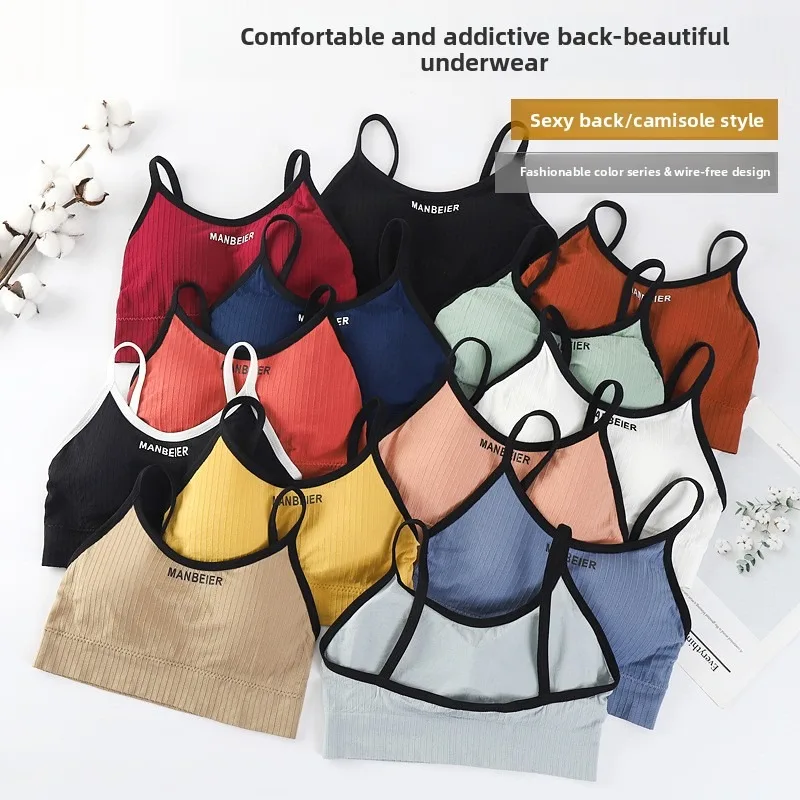 New Sports Bra for Women Gym  Crop Top Bra Women Cotton Underwear Soft Comfort Tube Tops Female Brassiere Tops for Girls