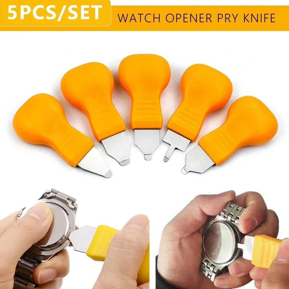 

5PCS High Quality Watch Back Case Cover Opener Watch Remover Wrench Repair Kit Locksmith Tools Removal Tools Accessories NH35 36