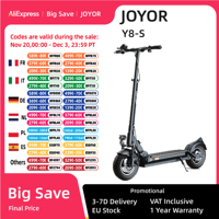 JOYOR Y8-S (ABE) EScooter For Adults E-Scooter 10-Inch Tire 500W Motor 48V26AH Battery City Foldable Electric Scooter